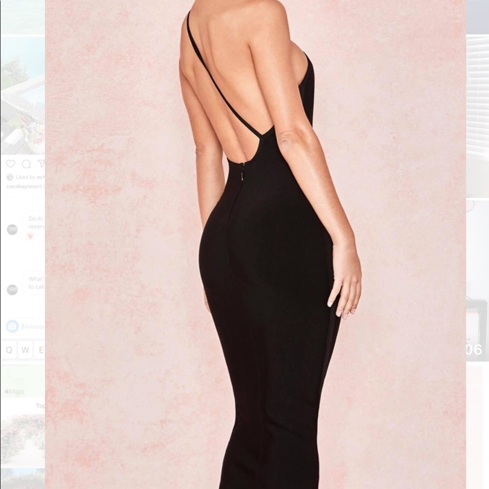 House of CB Sasha one shoulder bandage dress